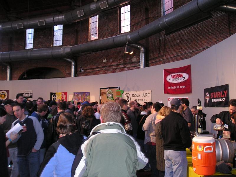 ExtremeBeerFest (6).JPG - The crowd grew quickly once the doors opened, however there was never a long wait for a beer.